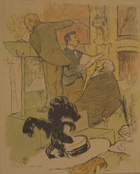Ambroise Thomas assistant à une répétition de Françoise de Rimini de La Rire